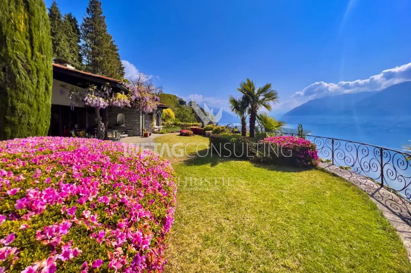 Zu renovierende mediterrane Villa an Toplage mit 180° Seeblick in Ronco sopra Ascona zu verkaufen (10)