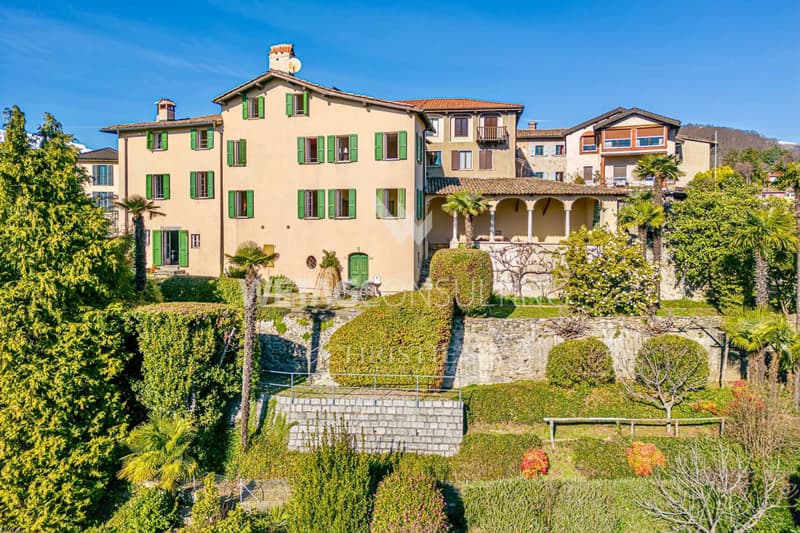Lugano-Comano: "Casa Cappellanica di San Carlo", ein historisches Haus aus dem 17. Jh. zu verkaufen (1)