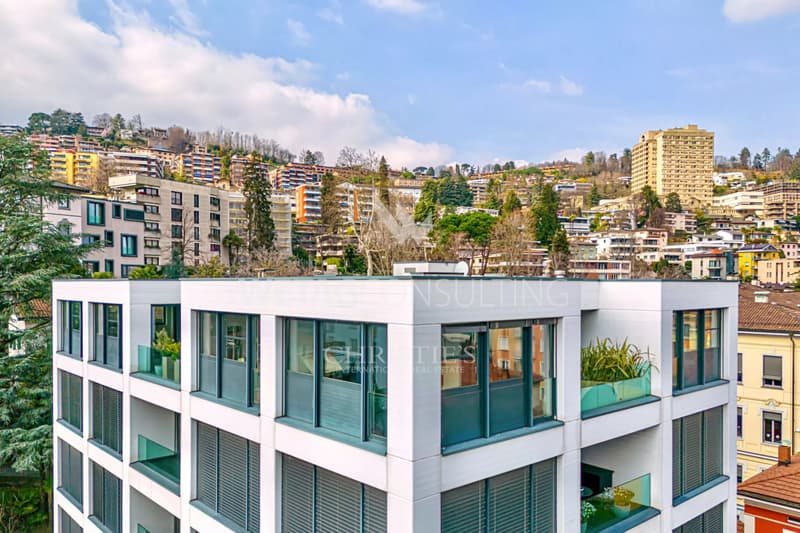 Luxus Penthouse zu verkaufen, nur wenige Schritte vom Zentrum von Lugano entfernt (1)