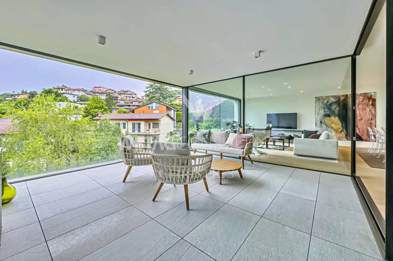 Moderne Penthouse-Wohnung zu verkaufen in Lugano-Breganzona (2)