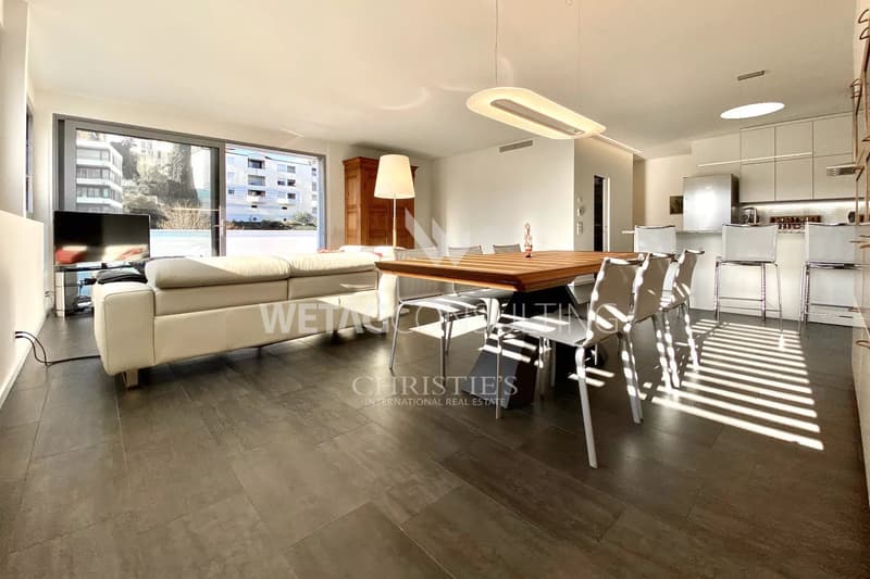 Lugano: Appartamento penthouse con grande terrazza in vendita (4)