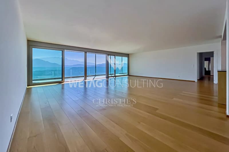 Prestigeträchtige Wohnung mit spektakulärem Blick auf den Luganersee in Vernate zu verkaufen (3)