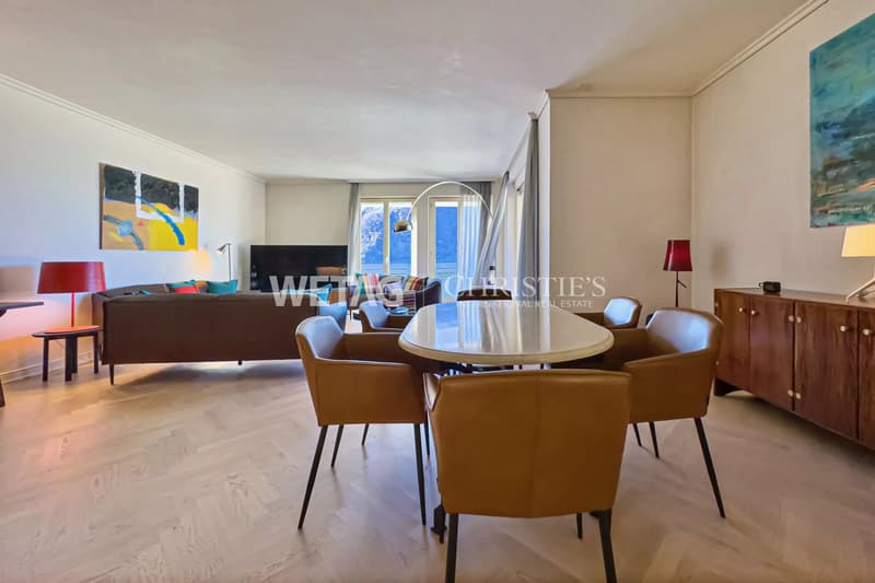 Lugano-Bissone: Wohnung mit direktem Zugang zum See, Aussenpool, Seeblick & Bootsplatz zu verkaufen (7)