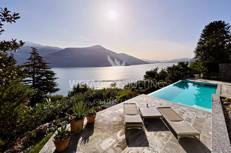 Brissago: Villa di lusso con vista mozzafiato sul lago in vendita in posizione esclusiva (6)