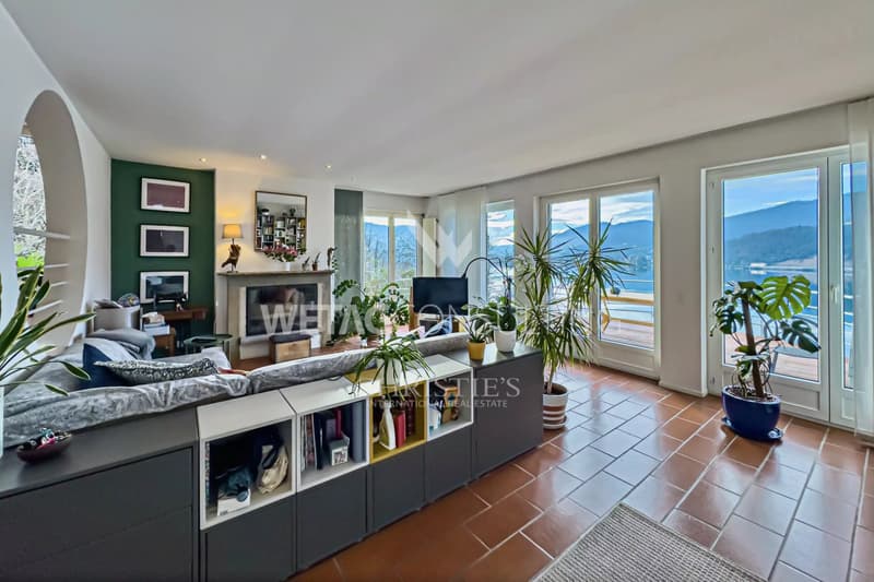 Charming small villa with outdoor pool, lake view in Montagnola for sale (3)