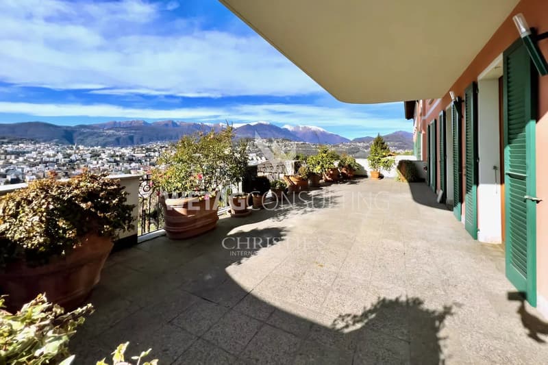 Ruvigliana: Appartement avec vue lac magnifique & piscine à vendre (6)