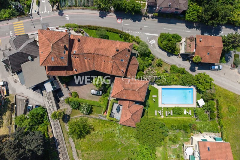 Lugano-Ruvigliana: elegante Wohnung mit atemberaubendem Seeblick, Pool & Garten zu verkaufen (12)