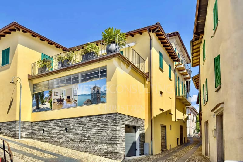 Elegante appartamento completamente ristrutturato in vendita nel cuore del centro storico di Brissago (8)
