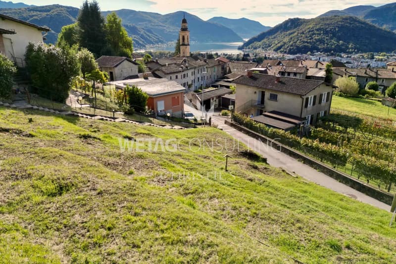 Lugano-Neggio: terreno edificabile di 1'137 m² con vista sul Lago di Lugano in vendita (5)