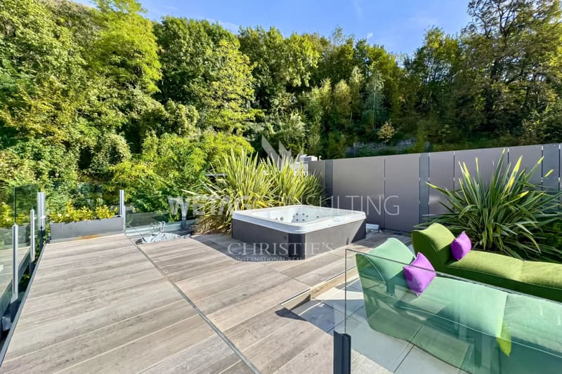 Lugano-Aldesago: penthouse moderno con una meravigliosa vista sul lago, terrazza sul tetto in vendita, anche possibile come seconda casa (6)