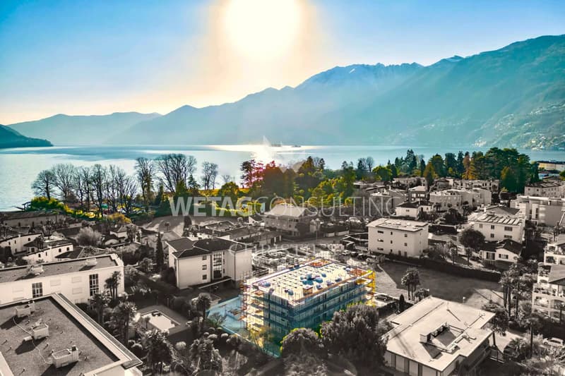 Appartamento di giardino nuovo in vendita ad Ascona, vicino al golf (2)