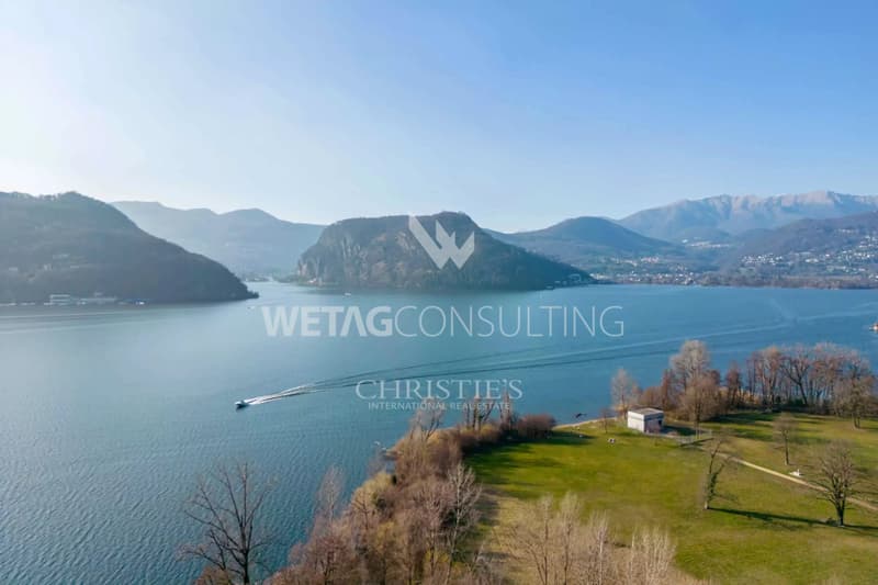 Lugano-Figino: Elegante Villa mit traumhafter Aussicht auf den Luganersee & Indoor-Pool zu verkaufen (12)