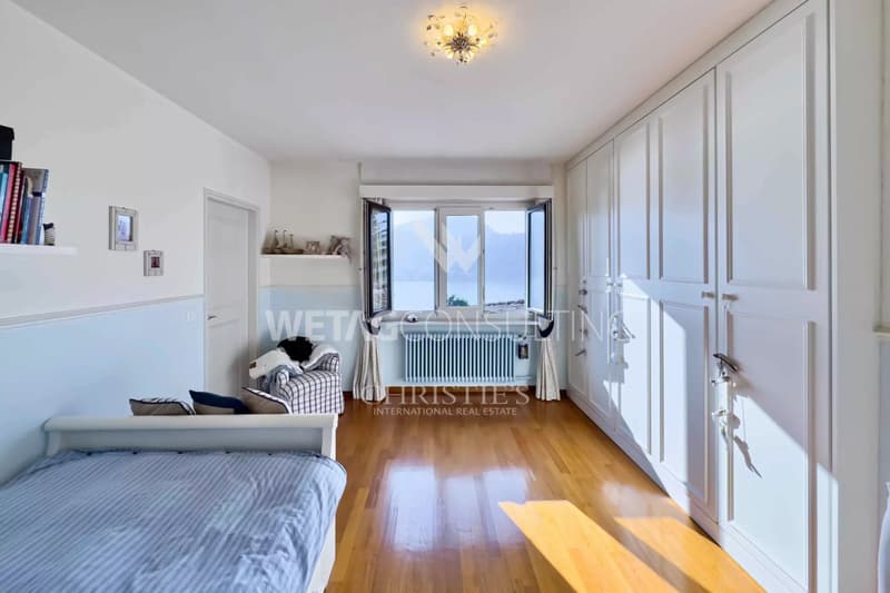Lugano-Figino: Elegante Villa mit traumhafter Aussicht auf den Luganersee & Indoor-Pool zu verkaufen (9)