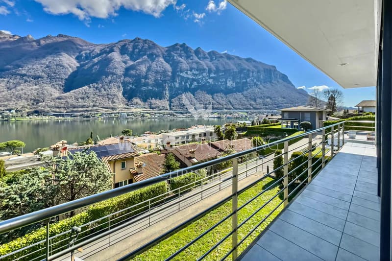 Lugano/Riva San Vitale : Villa moderne avec vue imprenable sur le lac de Lugano à vendre (2)