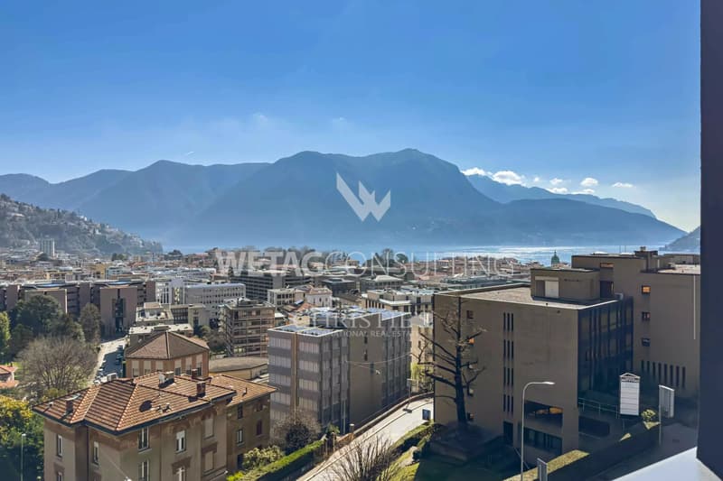 Un penthouse moderne, en cours de construction, avec vue sur la ville et le lac, est à vendre à Lugano (2)