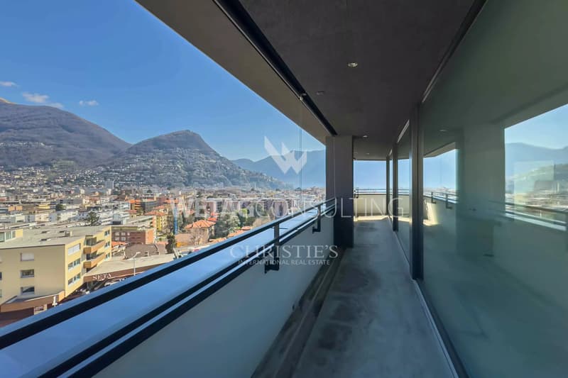 Un penthouse moderne, en cours de construction, avec vue sur la ville et le lac, est à vendre à Lugano (6)