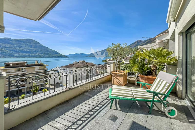 Brissago: Elegante Wohnung mit Terrasse & Seeblick in zentraler Lage zu verkaufen (1)