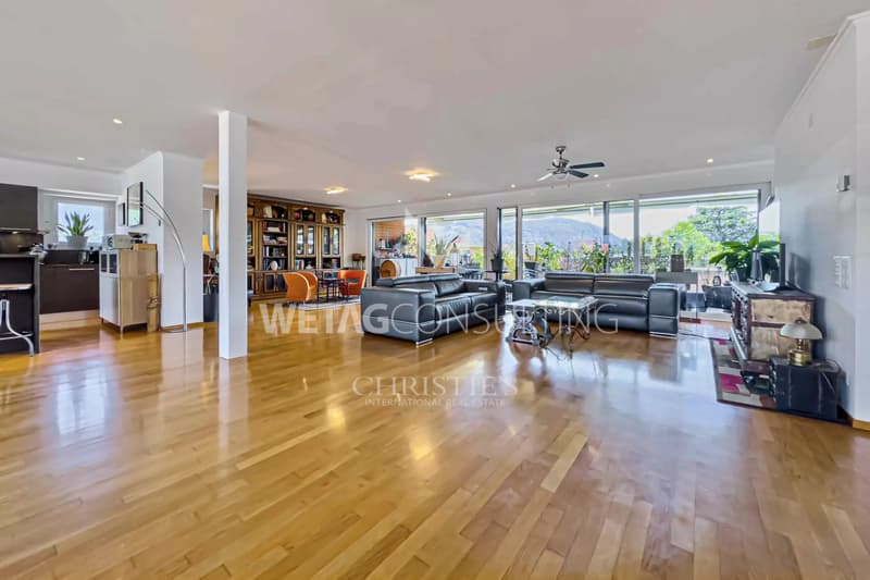 Lugano-Agno: appartamento penthouse in vendita vicino al Lago di Lugano (7)