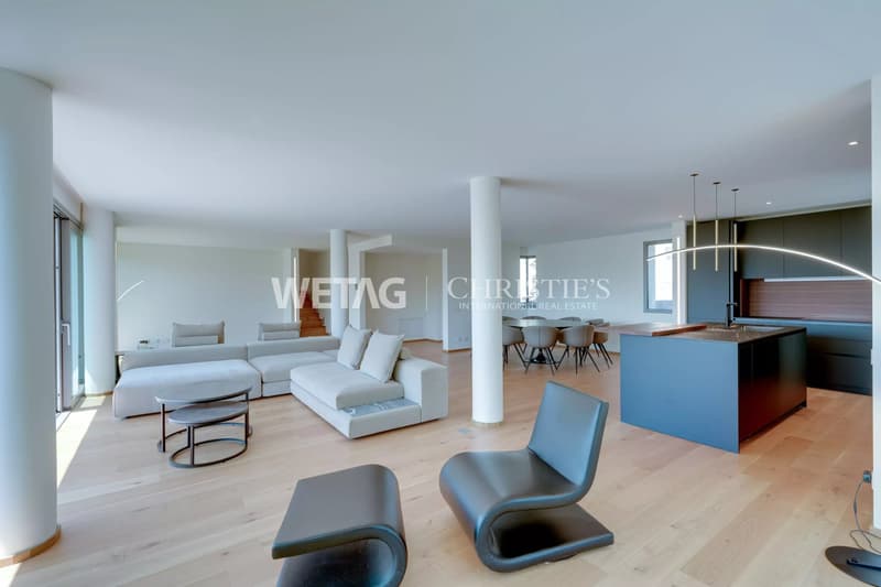 Lugano-Muzzano: spacious villa with pool & lake view for sale (4)