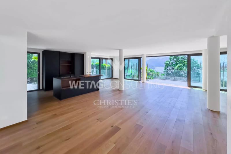 Lugano-Muzzano : villa spacieuse avec piscine & vue sur le lac de Lugano à vendre (3)