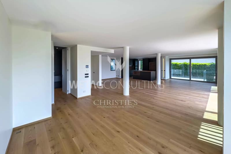 Lugano-Muzzano : villa spacieuse avec piscine & vue sur le lac de Lugano à vendre (7)