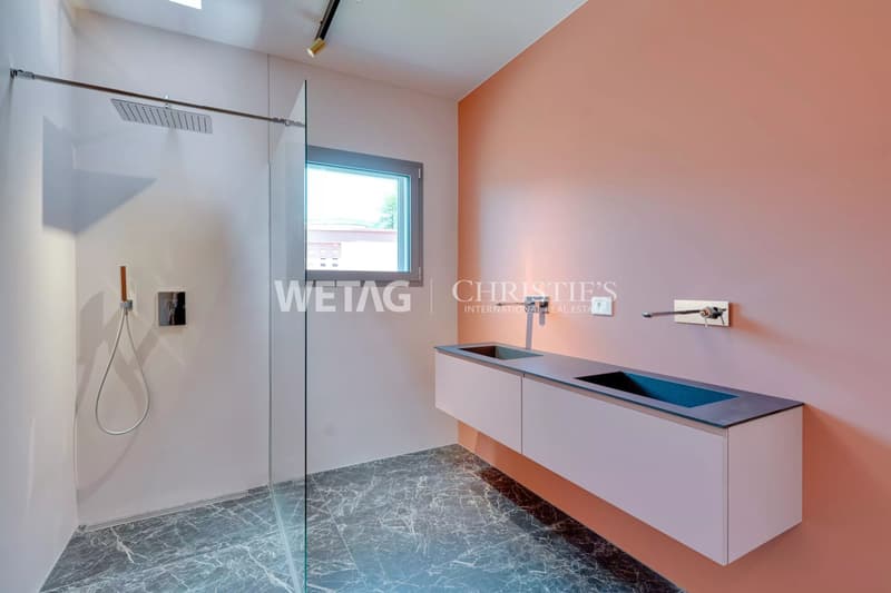 Lugano-Muzzano: spacious villa with pool & lake view for sale (10)