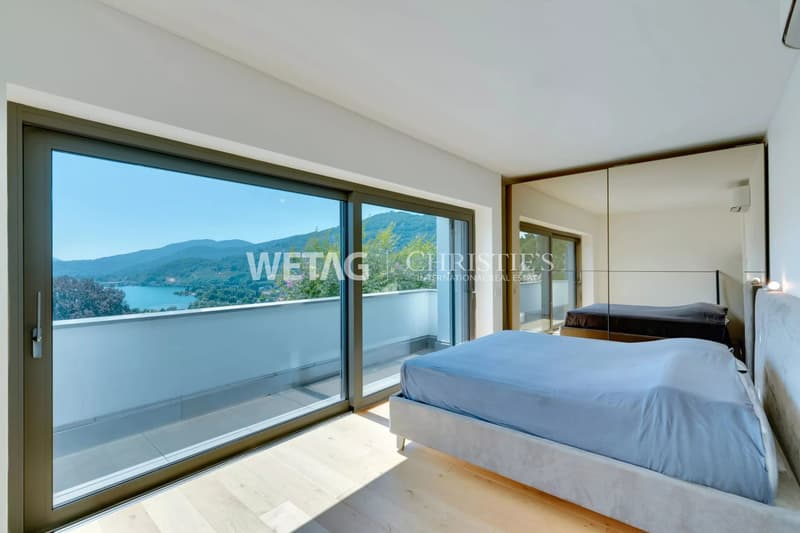 Lugano-Muzzano: spacious villa with pool & lake view for sale (8)