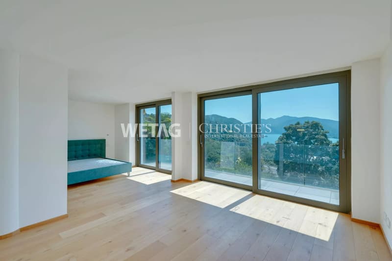 Lugano-Muzzano: spacious villa with pool & lake view for sale (6)