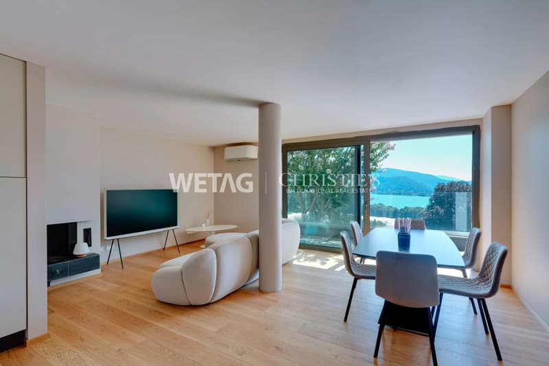 Lugano-Muzzano: spacious villa with pool & lake view for sale (11)