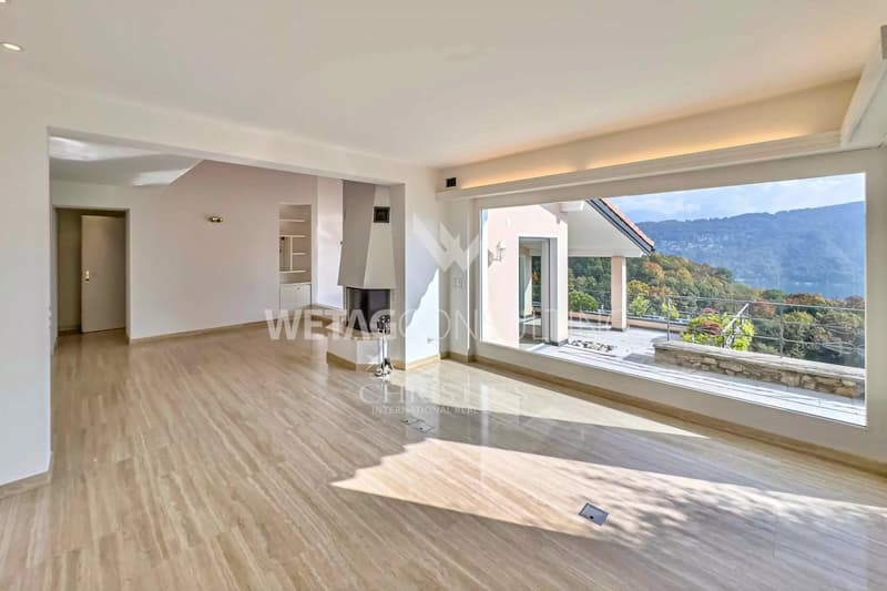 Villa élégante à Lugano-Neggio avec vue dégagée sur le lac de Lugano, idéale également en tant que résidence secondaire (3)