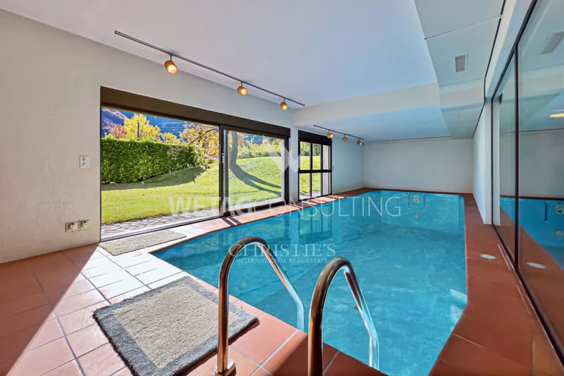 Villa elegante & moderna con piscina interna in vendita a Crana, ideale anche come seconda casa (6)