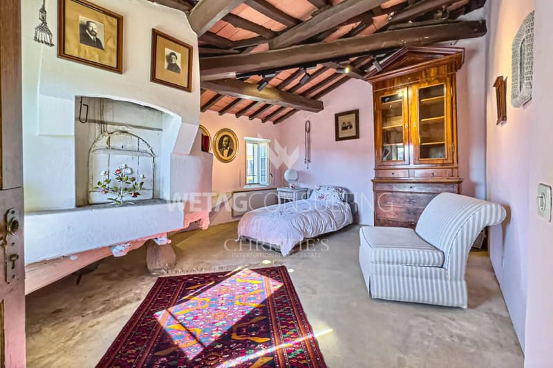 Lugano-Comano : "Casa Cappellanica di San Carlo", une maison historique du 17e siècle à louer (8)