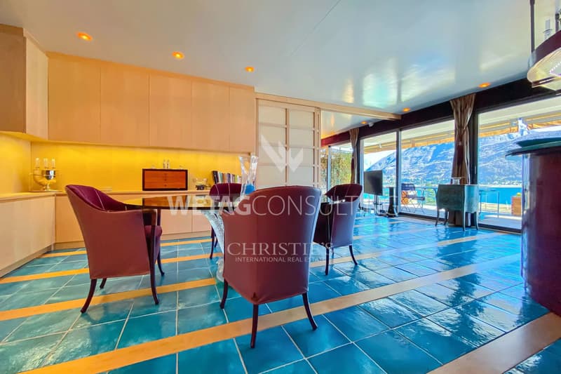 Lugano-Melide : Penthouse moderne avec vue magique sur le lac de Lugano à vendre (3)