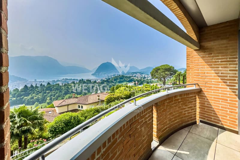 Lugano-Porza : maison en rangée avec jardin privé & vue sur le lac à vendre, également possible comme résidence secondaire (12)