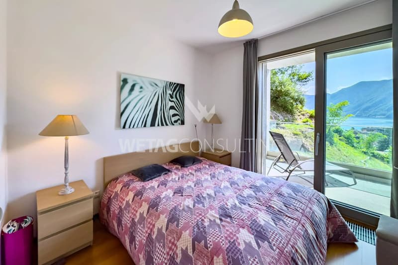 Lugano: appartamento moderno con vista lago in vendita, anche ideale come seconda casa (5)