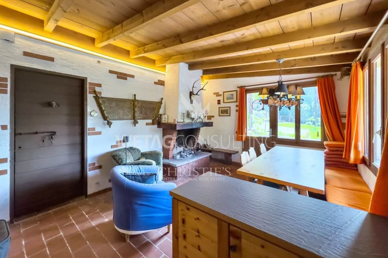 Propriété spacieuse dans le vert avec villa principale, maison d'hôtes et grotte indépendante, à vendre à Rivera-Monteceneri (9)