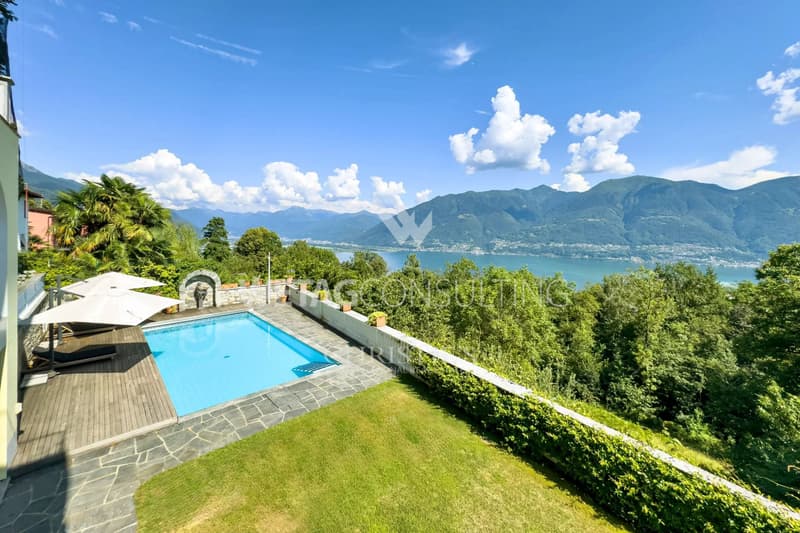 Villa de luxe exclusive avec piscine extérieure et espace bien-être à vendre à Orselina (2)