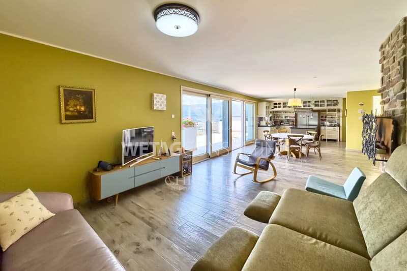 Lugano-Gravesano : Villa moderne avec grande terrasse &amp; sauna à vendre (3)