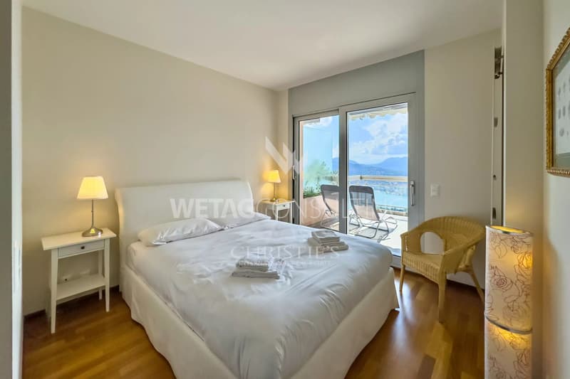 Lugano-Aldesago : appartement confortable avec une vue lac magnifique à vendre, également utilisable comme résidence secondaire (5)