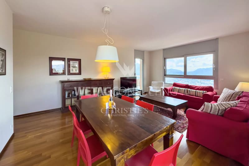 Lugano-Aldesago : appartement confortable avec une vue lac magnifique à vendre, également utilisable comme résidence secondaire (3)