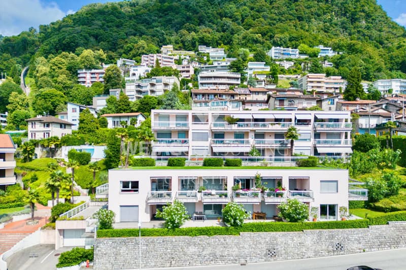Lugano-Aldesago : appartement confortable avec une vue lac magnifique à vendre, également utilisable comme résidence secondaire (1)