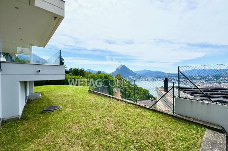 Appartamento in stato grezzo a Lugano-Albonago con giardino privato & vista sul lago ? perfetto anche come residenza di vacanza (12)