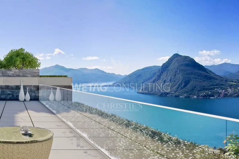 Appartement 6.5 pièces avec vue enchantante sur le lac de Lugano à vendre (3)