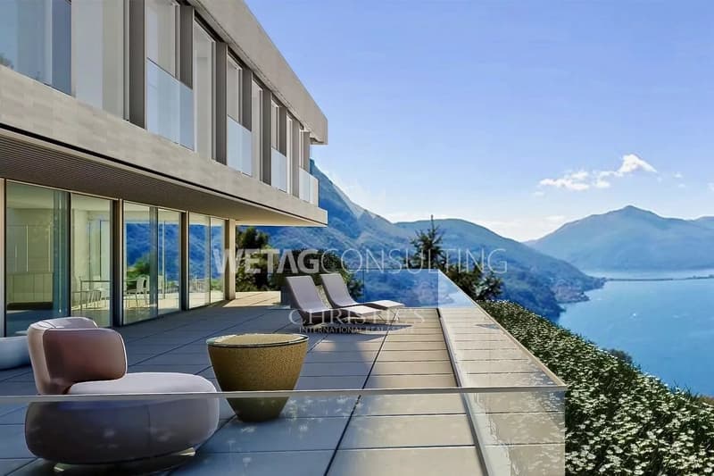 Appartement 6.5 pièces avec vue enchantante sur le lac de Lugano à vendre (1)