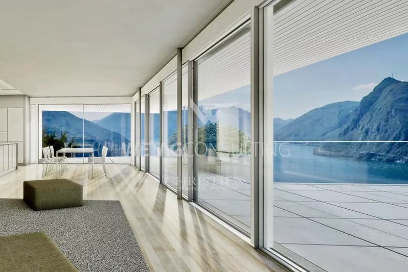 Appartement 6.5 pièces avec vue enchantante sur le lac de Lugano à vendre (2)