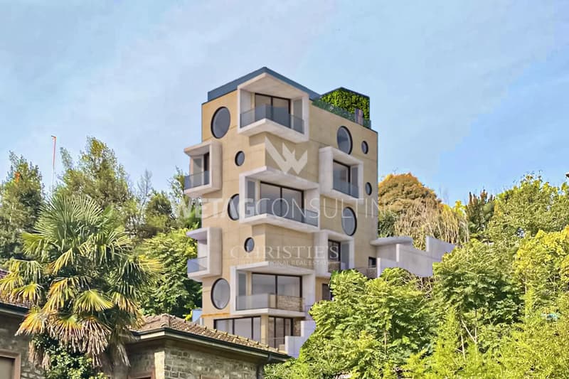 Appartamento 3,5 locali a Lugano con vista parziale sul lago in vendita (11)