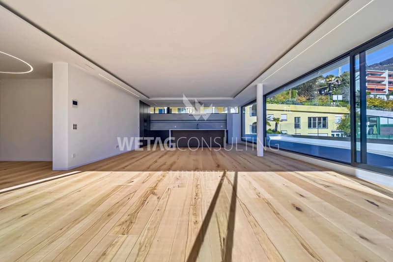 Appartamento penthouse duplex di lusso 5,5 locali con vista sul Lago Maggiore ad Ascona in vendita (3)