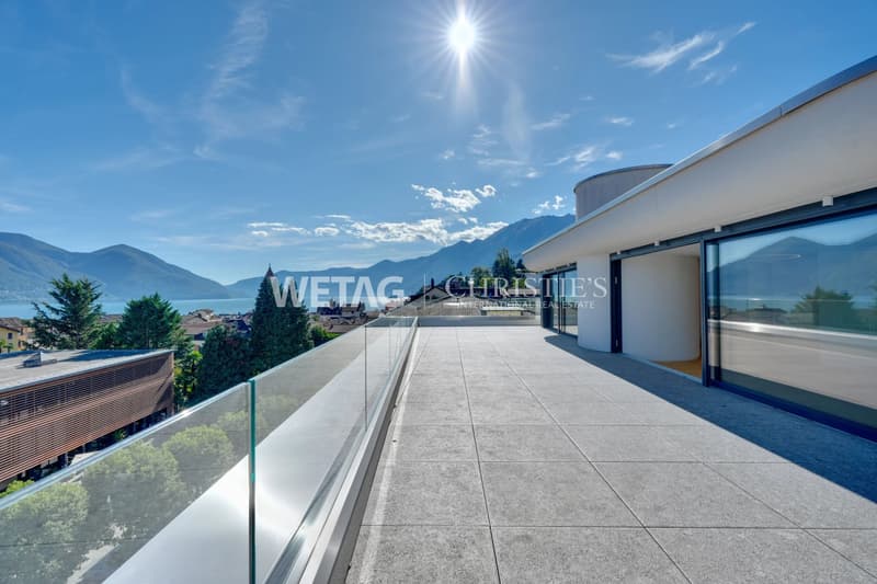 Luxus 5,5-Zimmer-Duplex-Penthouse-Wohnung mit Blick auf den Lago Maggiore in Ascona zu verkaufen (1)