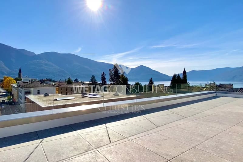 Appartamento penthouse duplex di lusso 5,5 locali con vista sul Lago Maggiore ad Ascona in vendita (10)