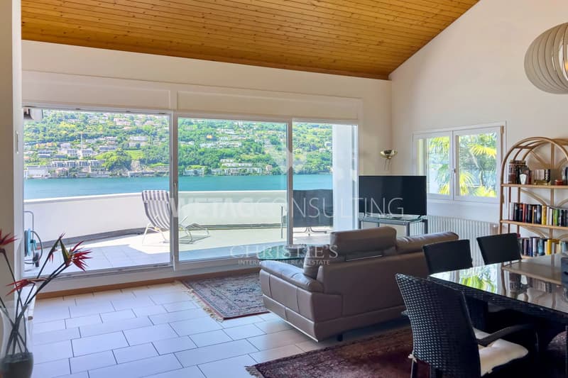 Lugano-Brusino Arsizio : Villa confortable avec vue lac magnifique à vendre - idéale comme domicile de vacances (7)